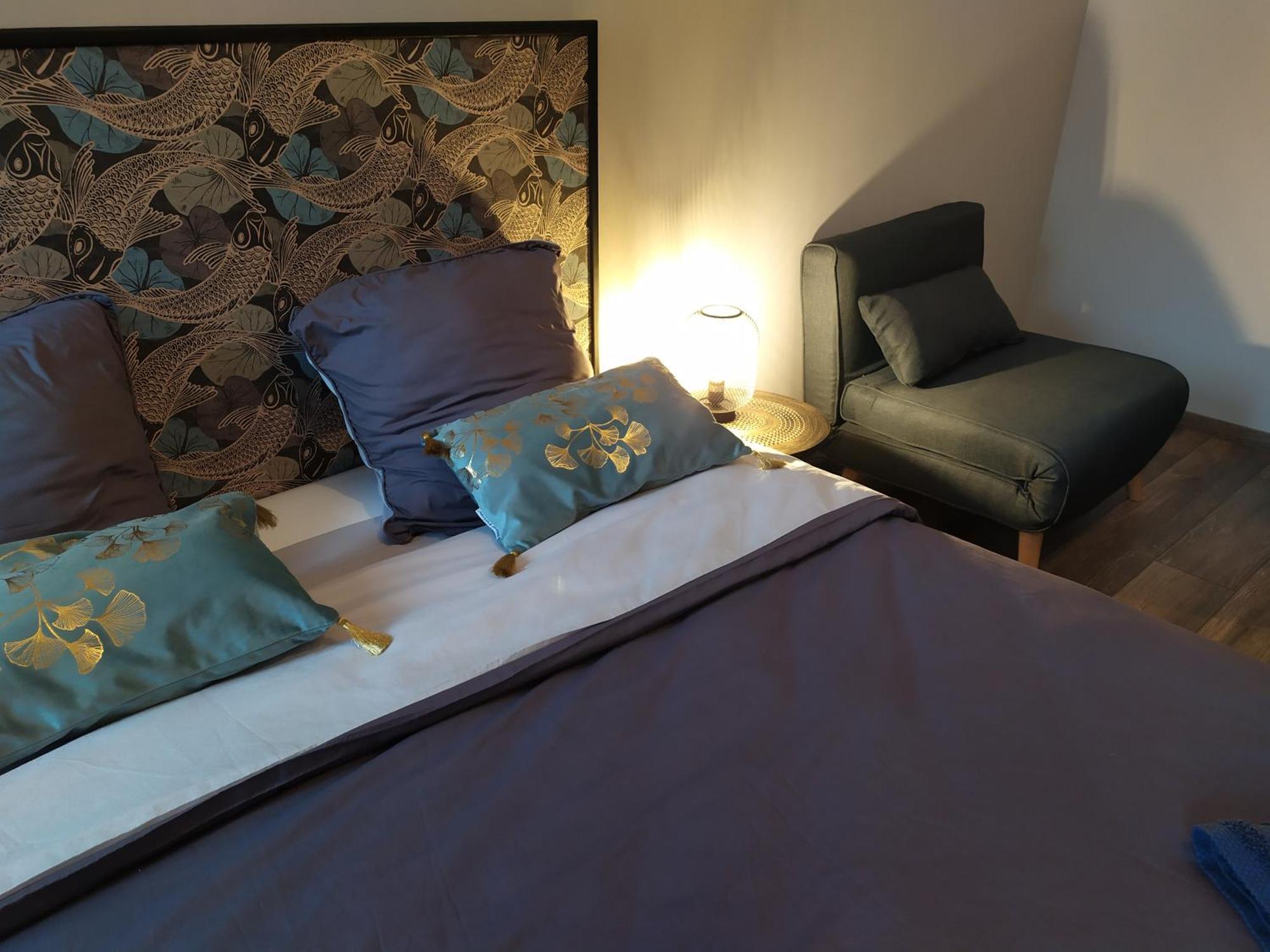 Chambres D'Hotes "Au Pied De La Bealiere" Montpezat-sous-Bauzon Zimmer foto